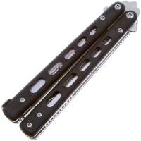 Нож с фиксированным клинком BOKER Balisong сталь 440C рукоять Стеклотекстолит G10 цв. Черный превью 4