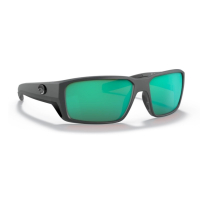 Очки поляризационные COSTA DEL MAR Fantail Pro 580G р. L цв. Matte Gray цв. ст. Green Mirror
