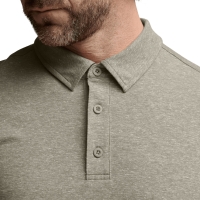 Поло SITKA Essential SS Polo цвет Oak Heather превью 2