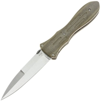 Нож складной полуавтоматический BOKER Atropos сталь VG-10 рукоять Микарта цв. Зеленый