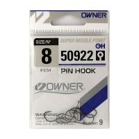 Крючок одинарный OWNER Pin Hook (9 шт.) № 8 код цв. BC превью 2