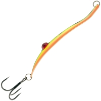 Блесна колеблющаяся KUUSAMO Professor 0 130/44 (бусинка) код цв. Tulitikeri, BL/GR/Fye/FR-C, UV  превью 4