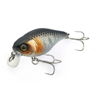 Воблер JACKALL Chubby 38F цв. uv mat silver & black превью 2