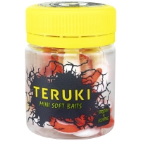 Червь TERUKI Flash 8 см (7 шт.) зап. сыр цв. White/Red превью 3