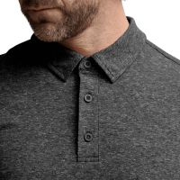 Поло SITKA Essential SS Polo цвет Obsidian Heather превью 2