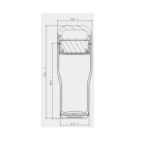 Термокружка BOBBER Tumbler 0,47 л цвет Iced Water (белый) превью 3