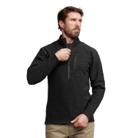 Толстовка SITKA Snowcrest Half-Zip Fleece Pullover цвет Black Heather превью 6