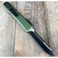 Нож автоматический MICROTECH Ultratech S/E сталь M390, DLC/Satin рукоять Алюминий цв. Зеленый превью 3