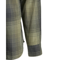 Рубашка KING'S Modern Button Flannel цвет Olive Plaid превью 4