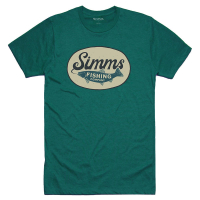 Футболка SIMMS Trout Wander T-Shirt цвет Dark Teal Heather