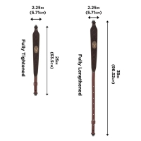 Ремень погонный ALLEN Sling-Rifle Suede Deer Head with Swivels цв. Brown превью 9
