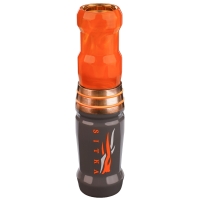 Манок на белолобого гуся D.E.D CUSTOM CALLS Зов вдовы Call of widow Short barrel (делрин) цв. Оранжевый перламутр