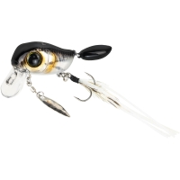 Воблер JACKALL Micro Tappy цв. hl silver & black превью 2