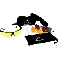 Очки стрелковые WALKER'S Sport Glasses цв. Черный цв. стекла Прозрачный/Желтый/Янтарный/Серо-Дымчатый превью 3