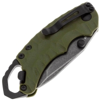 Нож складной полуавтоматический KERSHAW Shuffle II сталь 8Cr13MoV рукоять Термопластик GRN цв. Оливковый превью 3