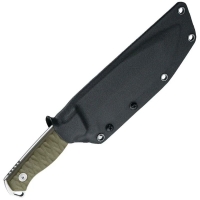 Нож с фиксированным клинком FOX KNIVES Golem сталь D2 рукоять стеклотекстолит G10 цв. Зеленый превью 2