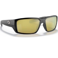 Очки поляризационные COSTA DEL MAR Fantail Pro 580G р. L цв. Matte Black цв. ст. Sunrise Silver Mirror