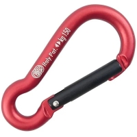 Карабин металлический KONG Mini Pear 6 цв. Красный / Черный