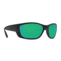 Очки поляризационные COSTA DEL MAR Fisch 580P р. XL цв. Blackout цв. ст. Green Mirror