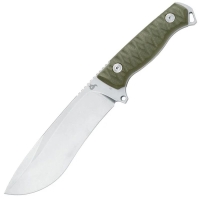 Нож с фиксированным клинком FOX KNIVES Golem сталь D2 рукоять стеклотекстолит G10 цв. Зеленый