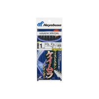 Оснастка готовая HAYABUSA Sabiki C6 1,65 м 0,12 мм цв. uv green кр. № 1 цв. silver