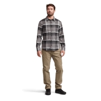 Рубашка SITKA Ashland Lt Wt Flannel Shirt цвет Woodsmoke Fall Plaid превью 5