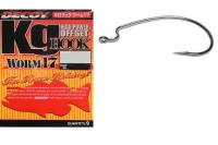 Крючок офсетный DECOY Kig Hook Worm 17 № 3 (9 шт.)