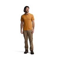 Поло SITKA Essential SS Polo цвет Ember Heather превью 7