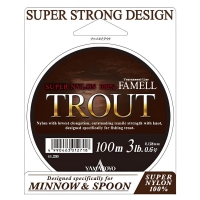Леска YAMATOYO Super Nylon Trout #0,7 100 м