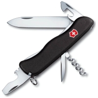 Нож VICTORINOX Picknicker 111мм 11 функций цв. черный