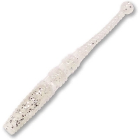 Червь HERAKLES Ziggy 55 мм (10шт.) цв. White Silver         