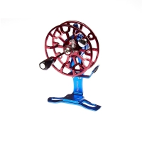 Катушка инерционная HIGASHI HI-55LF цв. Blue / Red