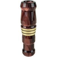 Манок на белолобого гуся D.E.D CUSTOM CALLS Зов вдовы Call of widow Short barrel (делрин) цв. Бордовый перламутр
