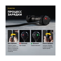 Фонарь налобный ARMYTEK Wizard C2 WR Magnet USB Теплый цвет черный превью 7