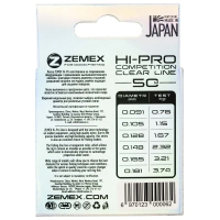 Леска ZEMEX Hi-Pro Competition Line 50 м цв. Прозрачный 0,148 мм превью 2