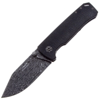 Нож складной BOKER Tiger Damascus рук-ть Микарта цв. Черный