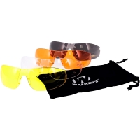 Очки стрелковые WALKER'S Sport Glasses цв. Черный цв. стекла Прозрачный/Желтый/Янтарный/Серо-Дымчатый превью 2