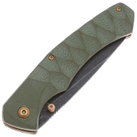 Нож складной полуавтоматический BOKER Iguanodon сталь 440А рукоять Стеклотекстолит G10 цв. Зеленый превью 3