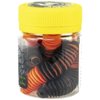 black/orange