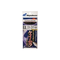 Оснастка готовая HAYABUSA Sabiki G1 1,65 м 0,128 мм цв. uv кр. № 2 цв. red