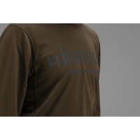 Лонгслив HARKILA Mountain Hunter L/S T-Shirt цвет Hunting Green / Shadow Brown превью 2