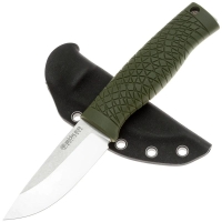 Нож с фиксированным клинком BOKER Bronco Mini сталь CPM 3V рукоять Термопластик цв. Зеленый превью 2