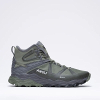 Кроссовки треккинговые AKU Flyrock Mid GTX цвет Green / Grey превью 5