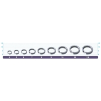 Кольцо заводное OWNER Split Ring Hyper Wide steel 60lb/27kg (8 шт.)