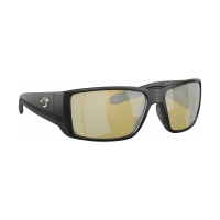 Очки поляризационные COSTA DEL MAR Blackfin 580G р. L цв. Matte Black цв. ст. Sunrise Silver Mirror