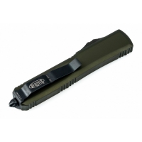Нож автоматический MICROTECH Ultratech S/E сталь M390, DLC/Satin рукоять Алюминий цв. Зеленый превью 5