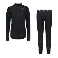 Комплект термобелья ALASKA WS Merino Base Layer Top + Bottom цвет Black