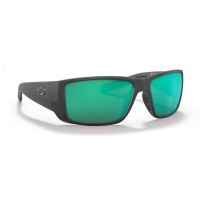 Очки поляризационные COSTA DEL MAR Blackfin Pro 580G р. L цв. Matte Black цв. ст. Green Mirror