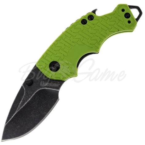 Нож складной автоматический KERSHAW Shuffle сталь 8Cr13MoV рукоять Термопластик GRN цв. Лайм фото 1
