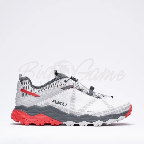 Кроссовки треккинговые AKU Flyrock GTX цвет Light Grey / Red фото 5